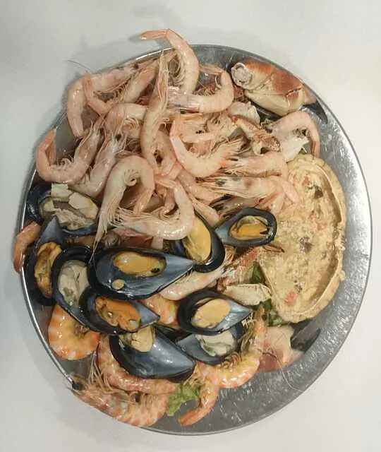 plato de gambas